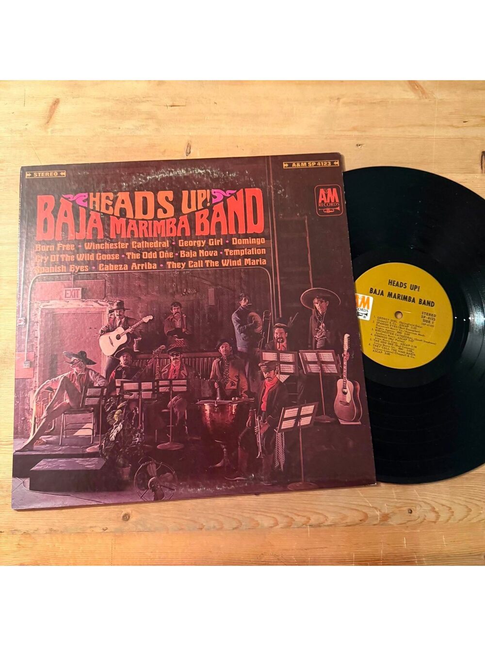 Baja Marimba Band - Heads Up! 33rpm VG+ VR21